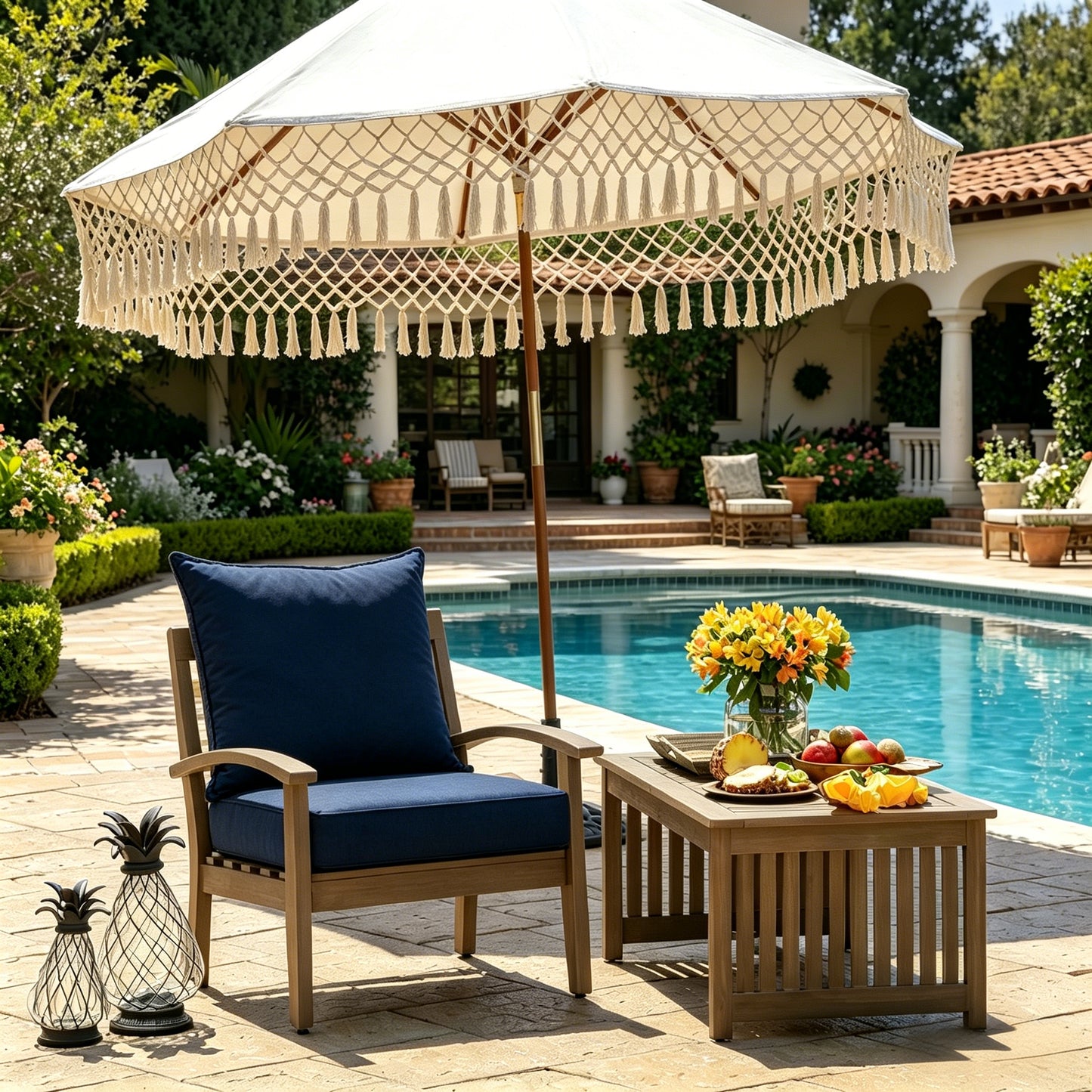 LAFWELL Outdoor Patio Cushion Set,24 in x 24 in,Waterproof Patio Furniture Deep Seat Cushions,Fade-Resistant,Sponge Filling Cushion for Chair, Sofa, and Couch