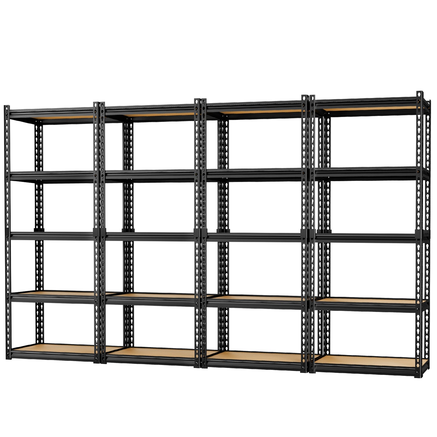 LAFWELL 5-Tier Storage Shelving Unit  2020 lbs Capacity, Heavy Duty Adjustable Metal Utility Shelf, 48" L x 18" W x 73" H for Garage, Kitchen, Pantry, Basement, Bathroom, Laundry