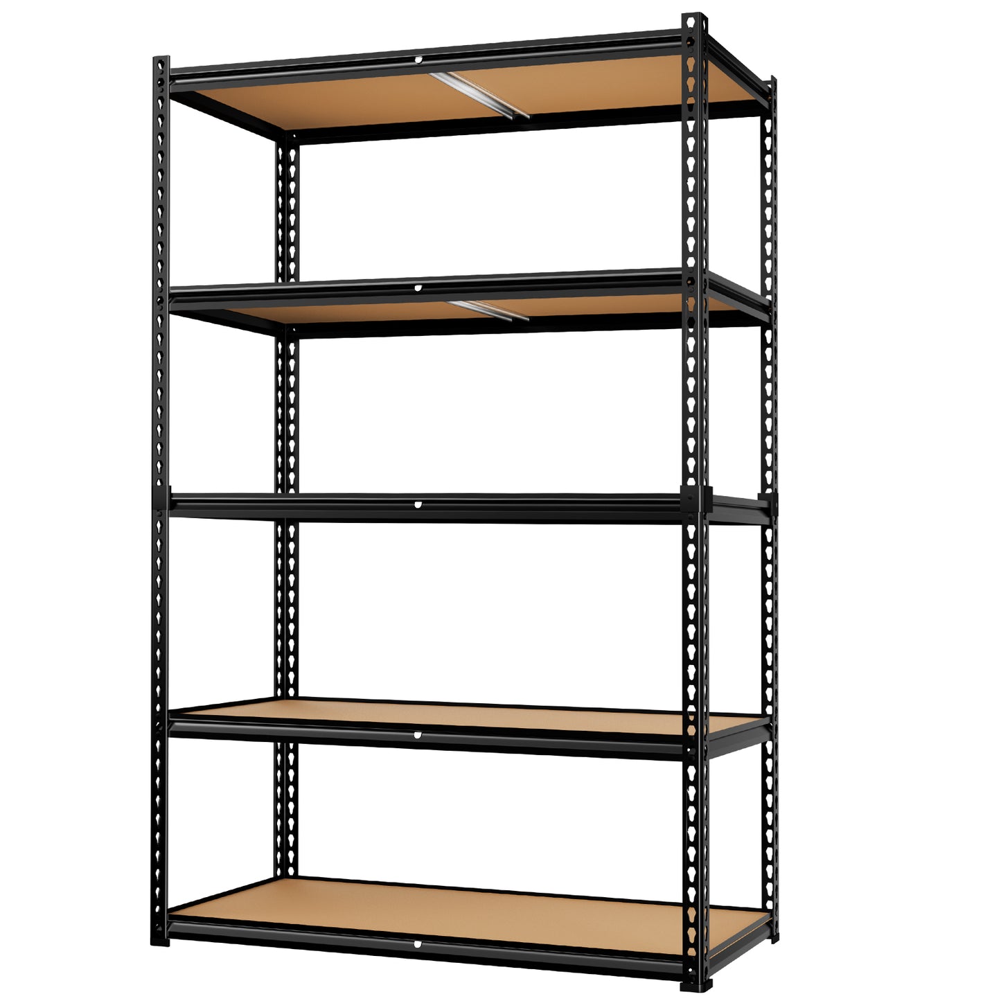 LAFWELL 5-Tier Storage Shelving Unit  2020 lbs Capacity, Heavy Duty Adjustable Metal Utility Shelf, 48" L x 18" W x 73" H for Garage, Kitchen, Pantry, Basement, Bathroom, Laundry
