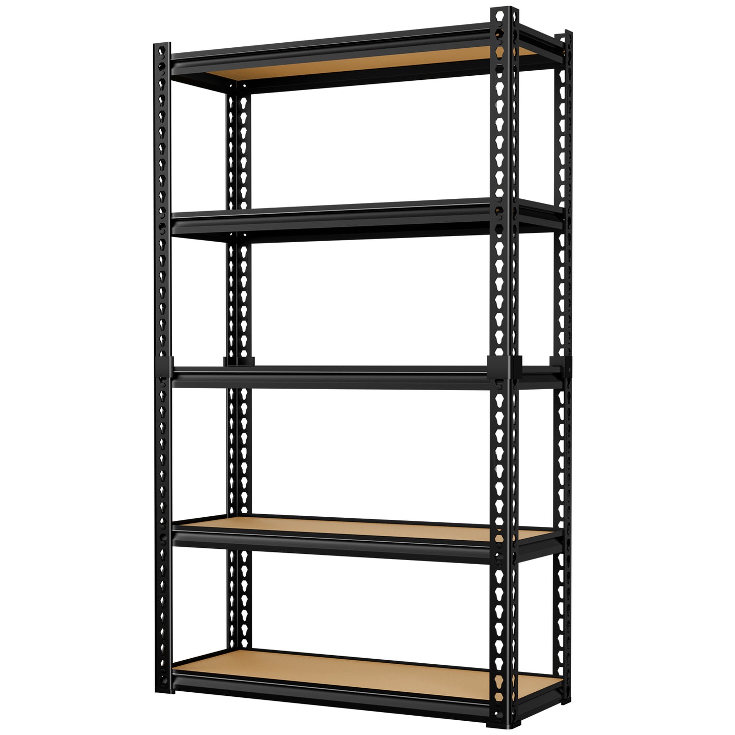 LAFWELL 5-Tier Storage Shelving Unit  2020 lbs Capacity, Heavy Duty Adjustable Metal Utility Shelf, 48" L x 18" W x 73" H for Garage, Kitchen, Pantry, Basement, Bathroom, Laundry