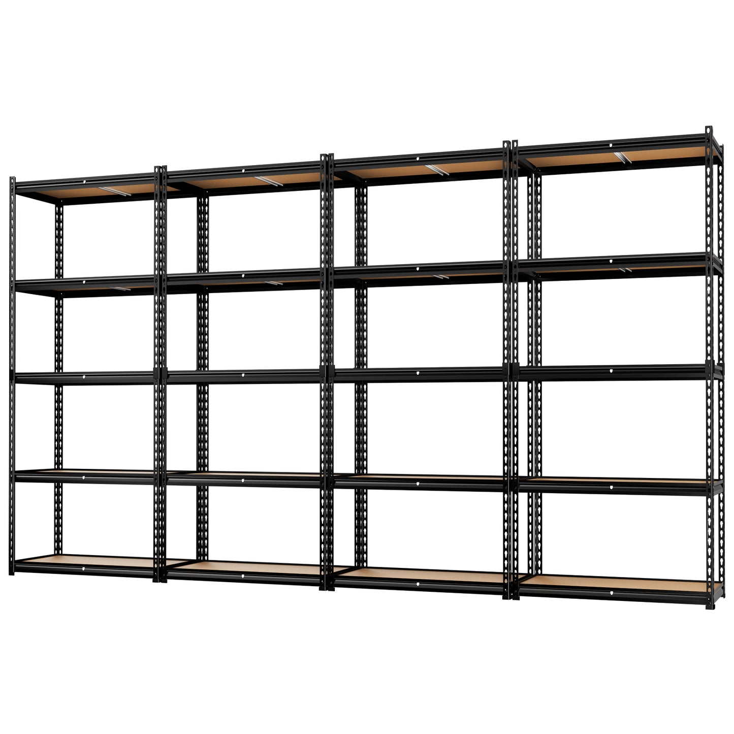 LAFWELL 5-Tier Storage Shelving Unit  2020 lbs Capacity, Heavy Duty Adjustable Metal Utility Shelf, 48" L x 18" W x 73" H for Garage, Kitchen, Pantry, Basement, Bathroom, Laundry